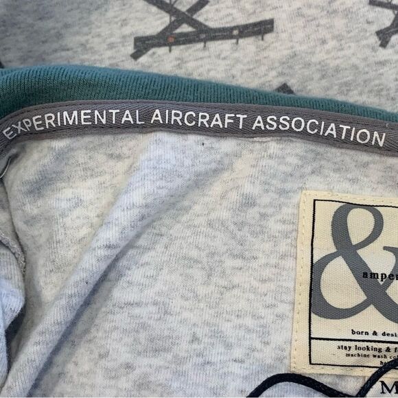 Ampersand Avenue Experimental Aircraft Association Hoodie Size Medium - Picture 5 of 9